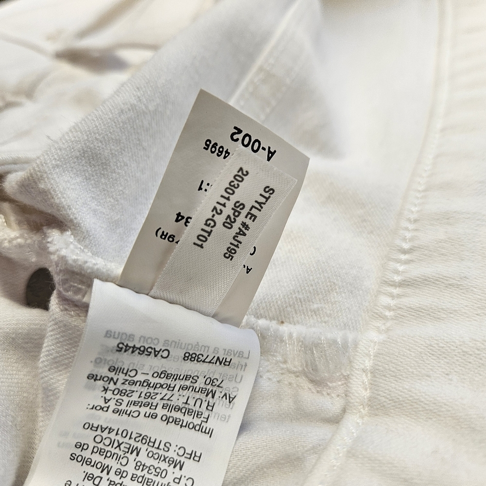 Madewell Women's Cali Demi-Boot Jeans White size 33 - Picture 8 of 13